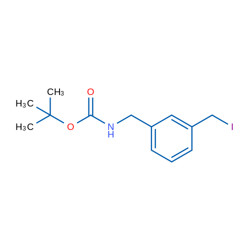 tert-Butyl 3-(iodomethyl)benzylcarbamate 1g