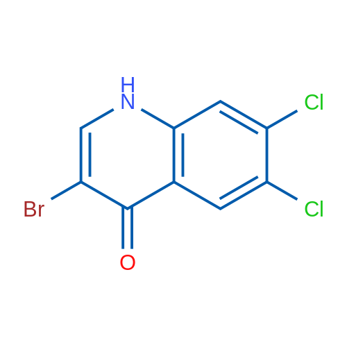 3-Bromo-6,7-dichloroquinolin-4(1H)-one 1g
