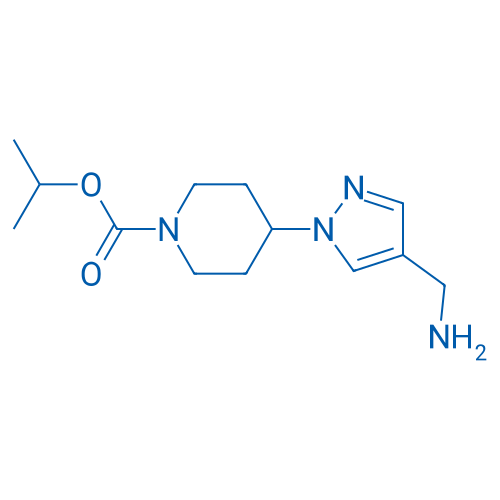 ISopropyl 4-(4-(aminomethyl)-1h-pyrazol-1-yl)piperidine-1-carboxylate 250mg