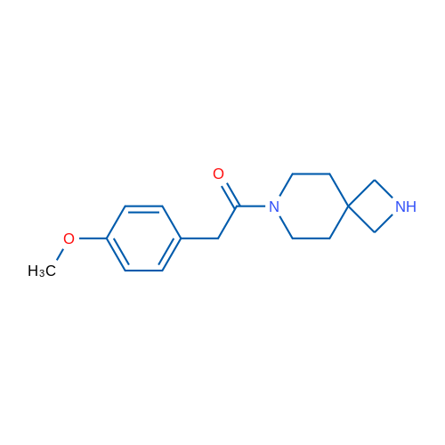 1-(2,7-DIaza-spiro[3.5]non-7-yl)-2-(4-methoxy-phenyl)-ethanone 100mg