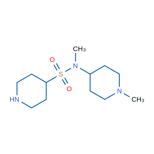 N-MEthyl-n-(1-methylpiperidin-4-yl)piperidine-4-sulfonamide 100mg