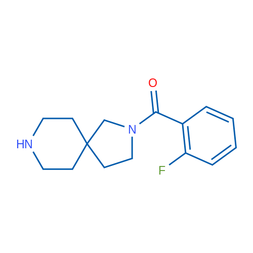 (2,8-DIaza-spiro[4.5]dec-2-yl)-(2-fluoro-phenyl)-methanone 250mg