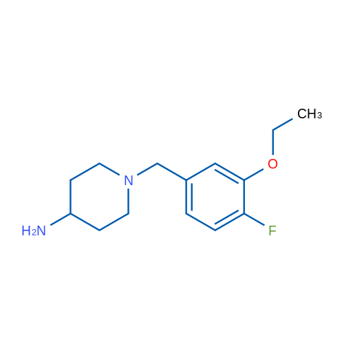 1-(3-Ethoxy-4-fluorobenzyl)piperidin-4-amine 1g
