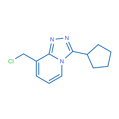 8-(CHloromethyl)-3-cyclopentyl-[1,2,4]triazolo[4,3-a]pyridine 1g