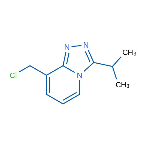 8-(CHloromethyl)-3-(propan-2-yl)-[1,2,4]triazolo[4,3-a]pyridine 250mg