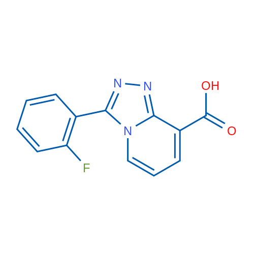 3-(2-FLuorophenyl)-[1,2,4]triazolo[4,3-a]pyridine-8-carboxylic acid 250mg