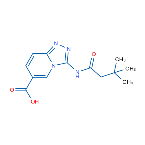 3-(3,3-DImethylbutanamido)-[1,2,4]triazolo[4,3-a]pyridine-6-carboxylic acid 1g
