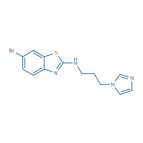 N-(3-(1H-imidazol-1-yl)propyl)-6-bromobenzo[d]thiazol-2-amine 1g