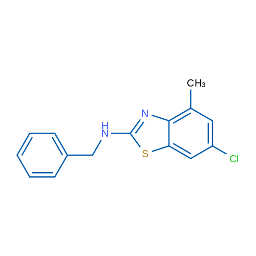 N-benzyl-6-chloro-4-methylbenzo[d]thiazol-2-amine 10g