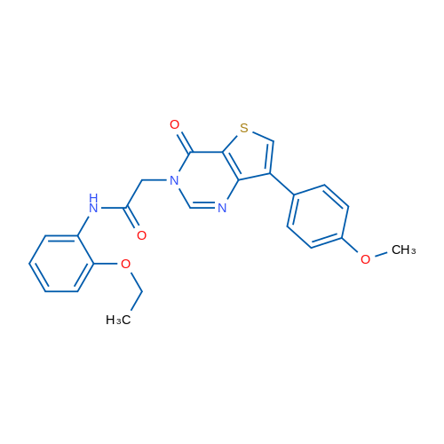 N-(2-Ethoxyphenyl)-2-[7-(4-methoxyphenyl)-4-oxo-3H,4H-thieno[3,2-d]pyrimidin-3-yl]acetamide 1g