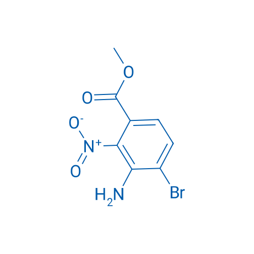 Methyl 3-amino-4-bromo-2-nitrobenzoate 250mg