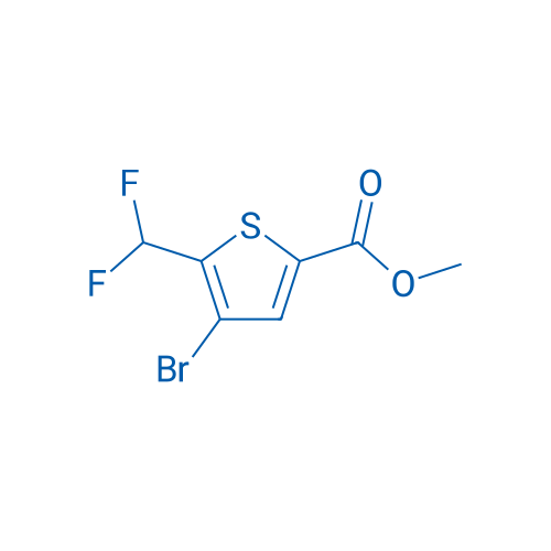 Methyl 4-bromo-5-(difluoromethyl)thiophene-2-carboxylate 250mg