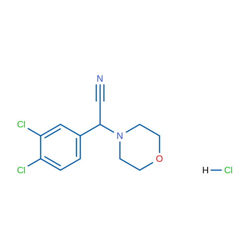 2-(3,4-Dichlorophenyl)-2-morpholinoacetonitrile hydrochloride 5g