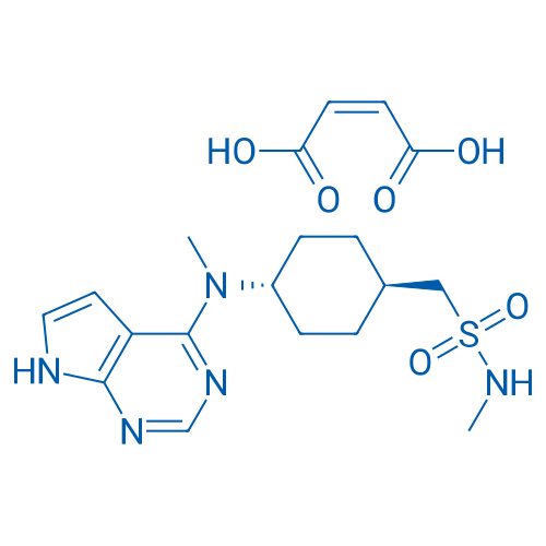 N-Methyl-1-(trans-4-(methyl(7H-pyrrolo[2,3-d]pyrimidin-4-yl)amino)cyclohexyl)methanesulfonamide maleate(1:x) 100mg