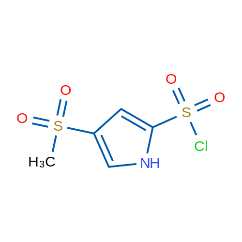 4-Methanesulfonyl-1H-pyrrole-2-sulfonyl chloride 1g