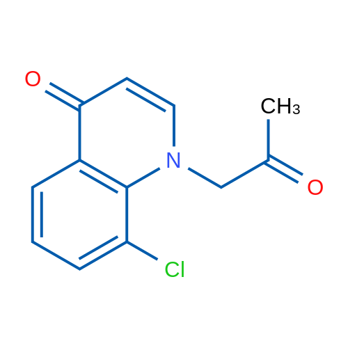 8-Chloro-1-(2-oxopropyl)quinolin-4(1H)-one 1g