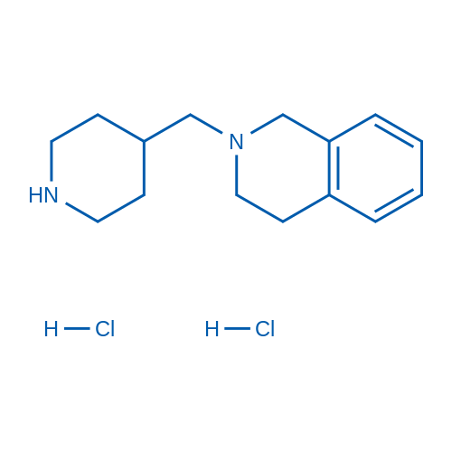 2-(Piperidin-4-ylmethyl)-1,2,3,4-tetrahydroisoquinoline dihydrochloride 250mg