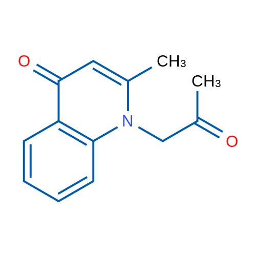 2-Methyl-1-(2-oxopropyl)quinolin-4(1H)-one 1g