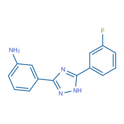 3-(5-(3-Fluorophenyl)-1H-1,2,4-triazol-3-yl)aniline 1g