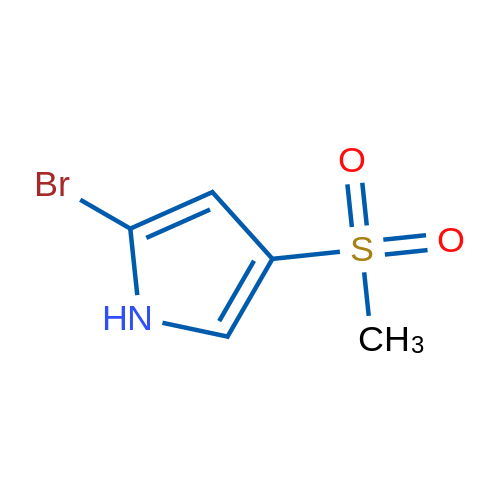 2-Bromo-4-methanesulfonyl-1H-pyrrole 1g