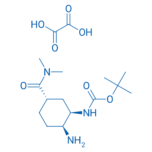 tert-Butyl ((1R,2S,5S)-2-amino-5-(dimethylcarbamoyl)cyclohexyl)carbamate oxalate 10g