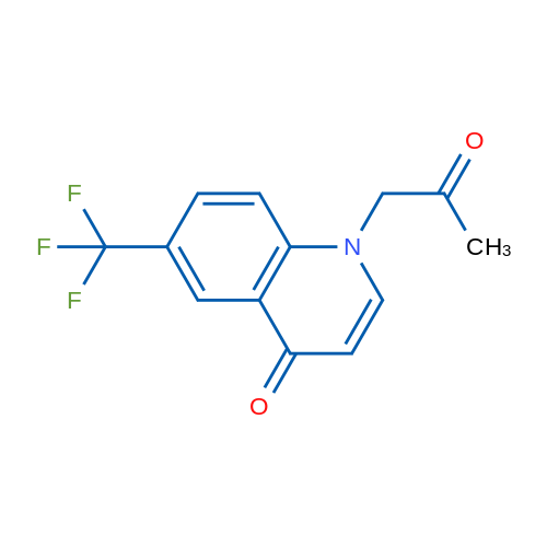 1-(2-Oxopropyl)-6-(trifluoromethyl)quinolin-4(1H)-one 1g