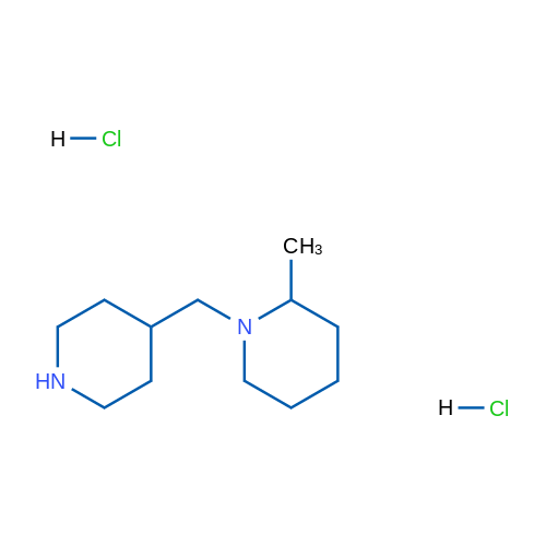 2-Methyl-1-(piperidin-4-ylmethyl)piperidine dihydrochloride 1g
