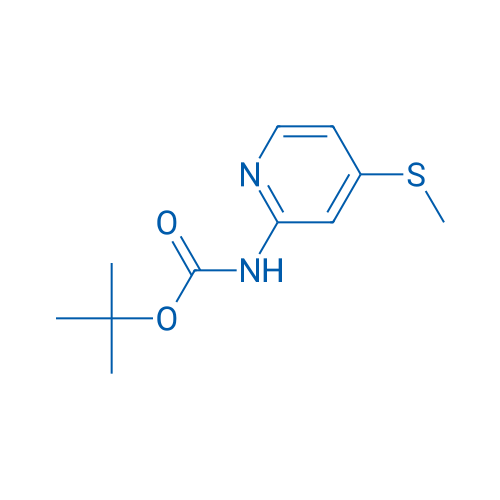 tert-Butyl (4-(methylthio)pyridin-2-yl)carbamate 250mg