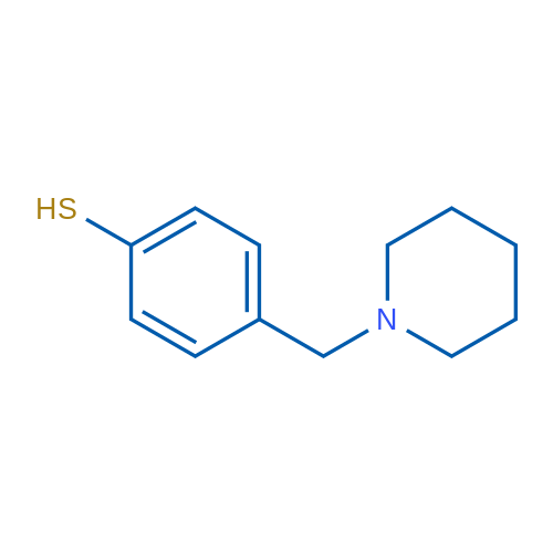 4-(Piperidin-1-ylmethyl)benzenethiol 1g