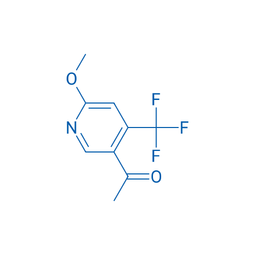 1-(6-Methoxy-4-(trifluoromethyl)pyridin-3-yl)ethanone 1g