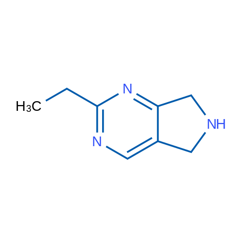 2-Ethyl-6,7-dihydro-5H-pyrrolo[3,4-d]pyrimidine 1g