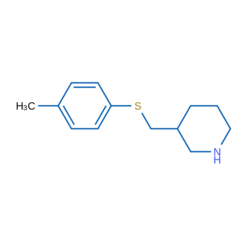 3-([(4-Methylphenyl)sulfanyl]methyl)piperidine 1g