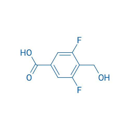 3,5-Difluoro-4-(hydroxymethyl)benzoic acid 100mg