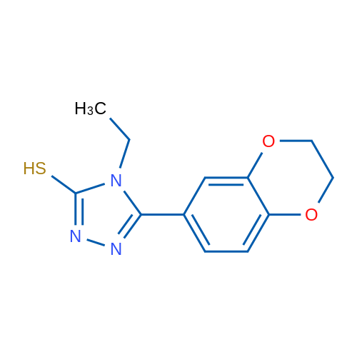 5-(2,3-Dihydrobenzo[b][1,4]dioxin-6-yl)-4-ethyl-4H-1,2,4-triazole-3-thiol 1g