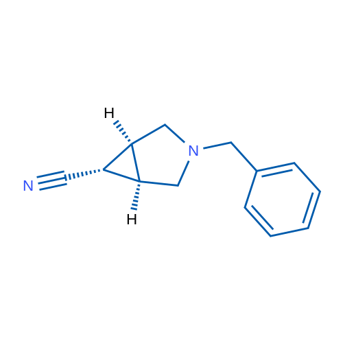 (1R,5S,6R)-3-Benzyl-3-azabicyclo[3.1.0]hexane-6-carbonitrile 1g