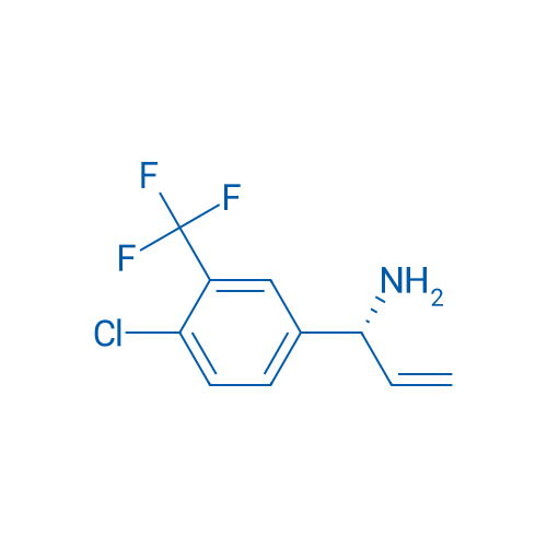 (1R)-1-[4-CHLORO-3-(TRIFLUOROMETHYL)PHENYL]PROP-2-ENYLAMINE 250mg