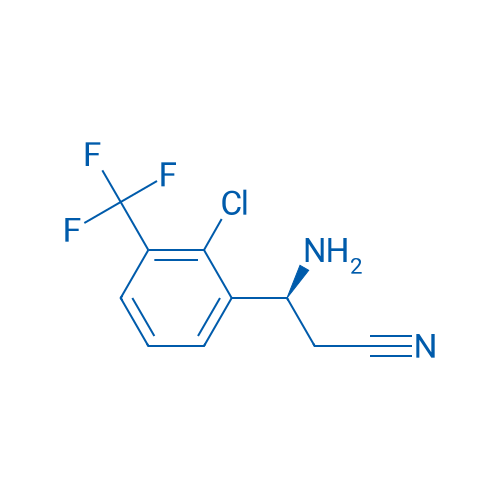(3S)-3-AMINO-3-[2-CHLORO-3-(TRIFLUOROMETHYL)PHENYL]PROPANENITRILE 1g