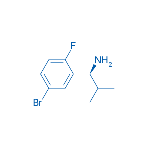 (S)-1-(5-BROMO-2-FLUOROPHENYL)-2-METHYLPROPAN-1-AMINE 250mg