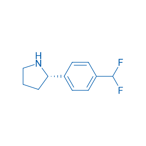 (S)-2-(4-(Difluoromethyl)phenyl)pyrrolidine 1g