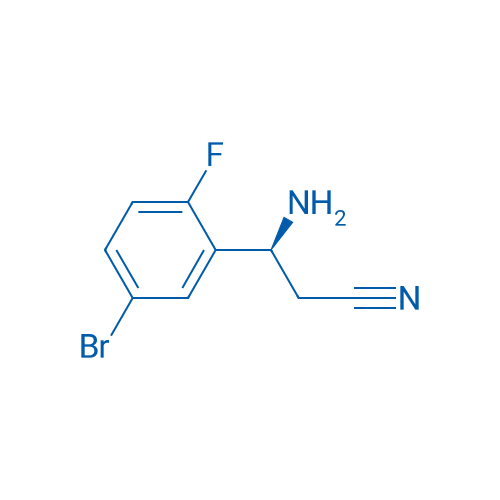 (3S)-3-AMINO-3-(5-BROMO-2-FLUOROPHENYL)PROPANENITRILE 250mg