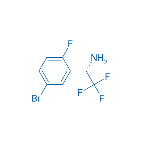 (S)-1-(5-bromo-2-fluorophenyl)-2,2,2-trifluoroethan-1-amine 250mg
