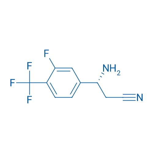 (3R)-3-AMINO-3-[3-FLUORO-4-(TRIFLUOROMETHYL)PHENYL]PROPANENITRILE 250mg