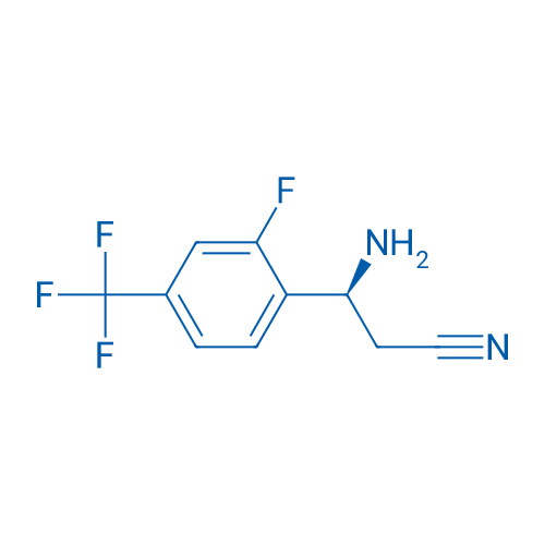 (3S)-3-AMINO-3-[2-FLUORO-4-(TRIFLUOROMETHYL)PHENYL]PROPANENITRILE 250mg