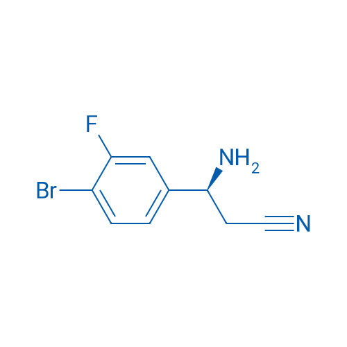 (3S)-3-AMINO-3-(4-BROMO-3-FLUOROPHENYL)PROPANENITRILE 250mg
