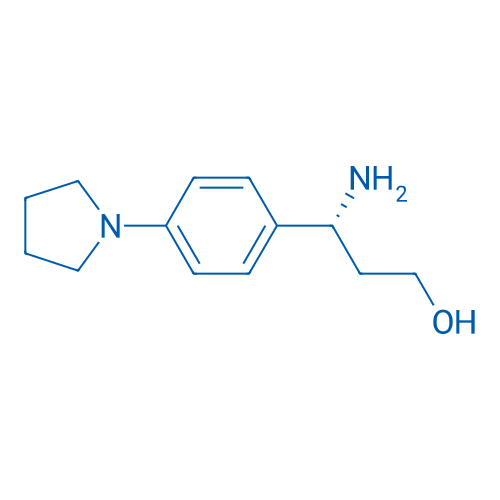 (3R)-3-AMINO-3-(4-PYRROLIDINYLPHENYL)PROPAN-1-OL 250mg