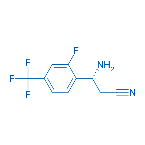 (3R)-3-AMINO-3-[2-FLUORO-4-(TRIFLUOROMETHYL)PHENYL]PROPANENITRILE 250mg