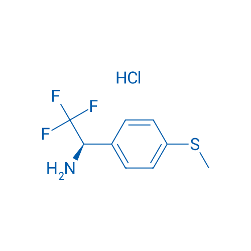 (R)-2,2,2-Trifluoro-1-(4-(methylthio)phenyl)ethanamine hydrochloride 1g