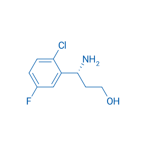 (R)-3-AMINO-3-(2-CHLORO-5-FLUOROPHENYL)PROPAN-1-OL 250mg