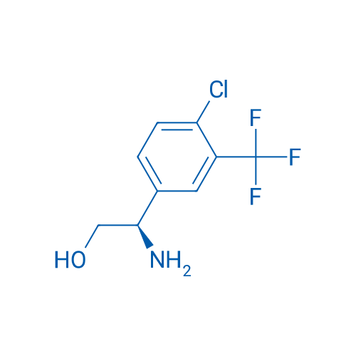 (R)-2-Amino-2-(4-chloro-3-(trifluoromethyl)phenyl)ethanol 250mg