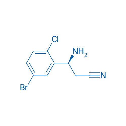 (3S)-3-AMINO-3-(5-BROMO-2-CHLOROPHENYL)PROPANENITRILE 1g